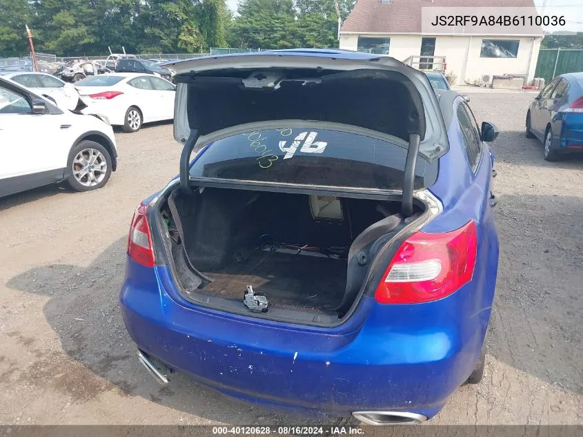 JS2RF9A84B6110036 2011 Suzuki Kizashi Sport Sls