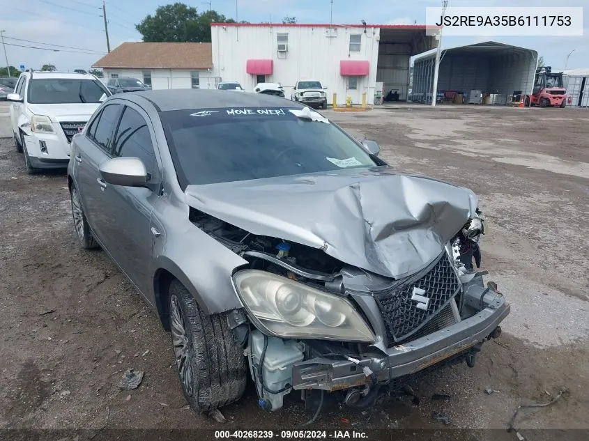 2011 Suzuki Kizashi Se VIN: JS2RE9A35B6111753 Lot: 40268239