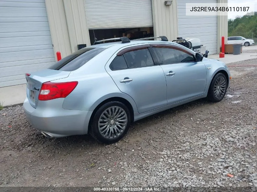 2011 Suzuki Kizashi Se VIN: JS2RE9A34B6110187 Lot: 40330758