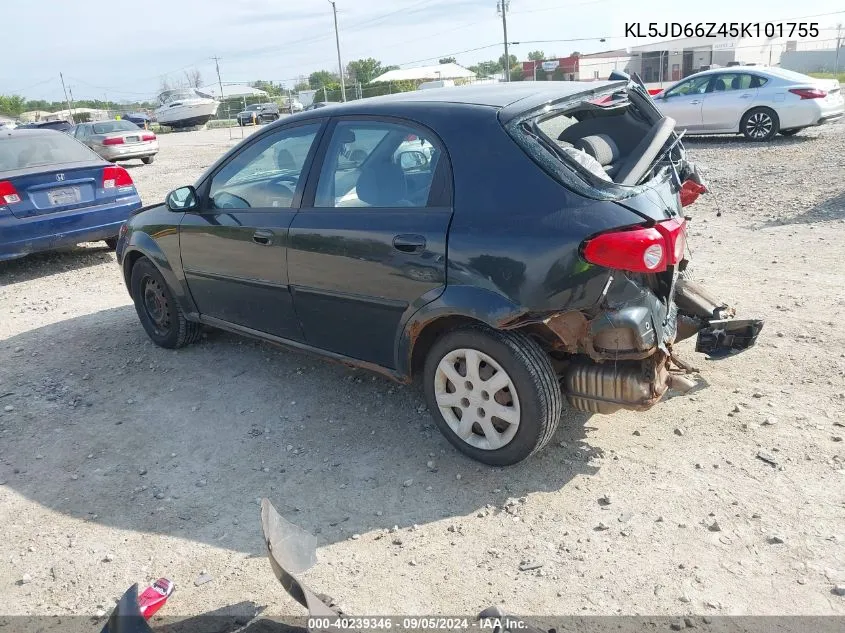 2005 Suzuki Reno S VIN: KL5JD66Z45K101755 Lot: 40239346