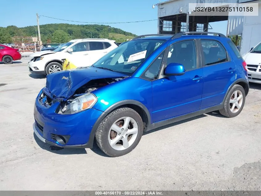 2007 Suzuki Sx4 Convenience/Rally VIN: JS2YB413275110158 Lot: 40156170