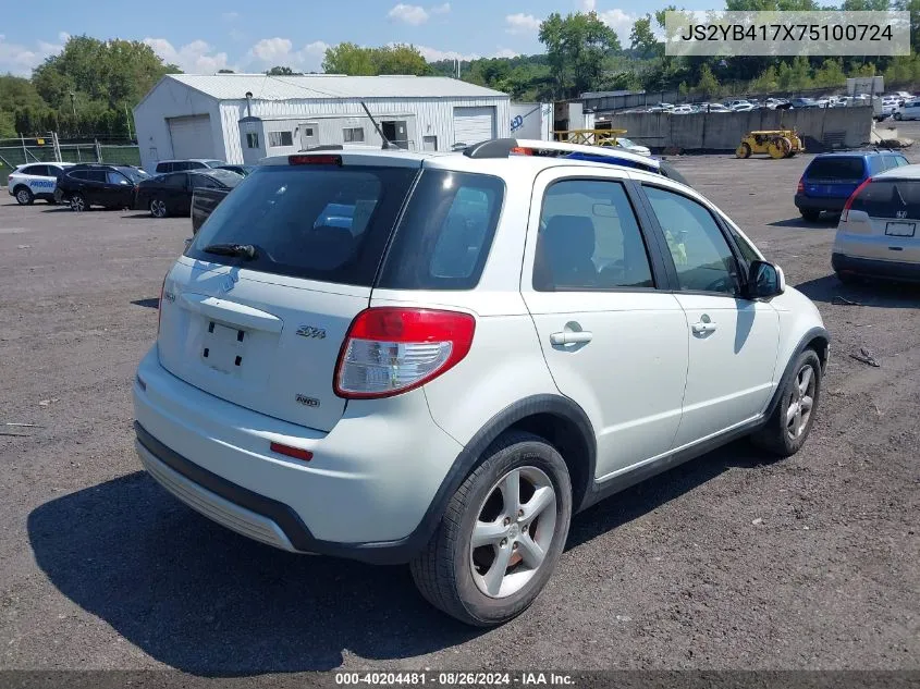 2007 Suzuki Sx4 Sport VIN: JS2YB417X75100724 Lot: 40204481