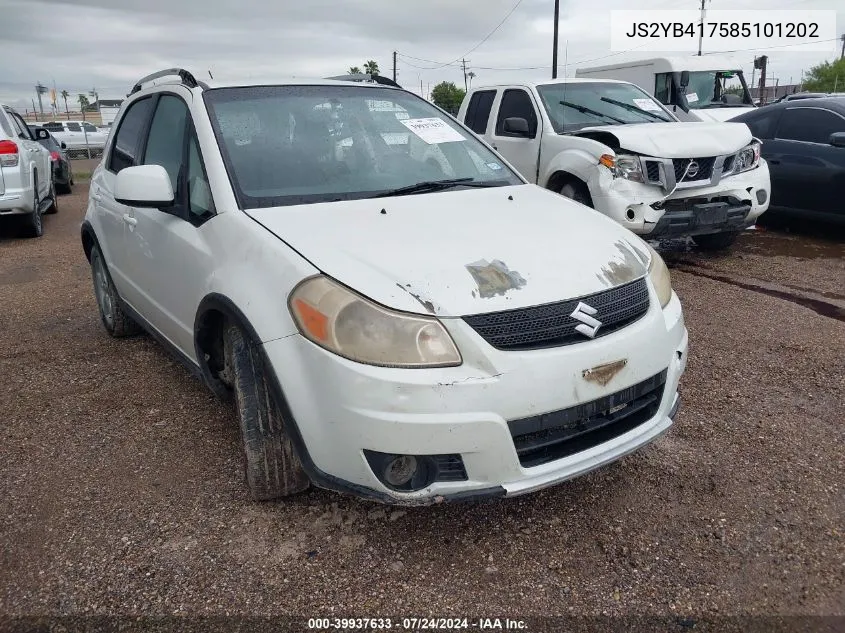 2008 Suzuki Sx4 Convenience/Touring VIN: JS2YB417585101202 Lot: 39937633