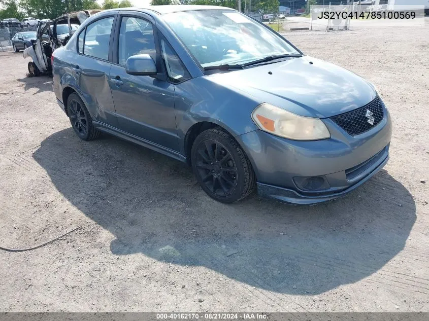 2008 Suzuki Sx4 Sport VIN: JS2YC414785100569 Lot: 40162170