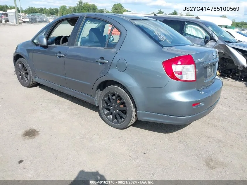 JS2YC414785100569 2008 Suzuki Sx4 Sport