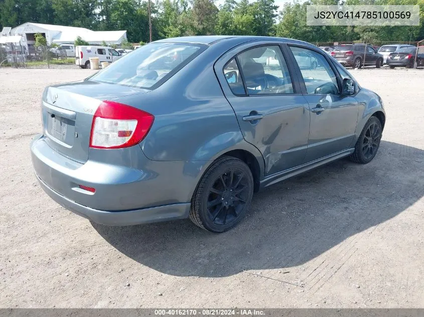 JS2YC414785100569 2008 Suzuki Sx4 Sport