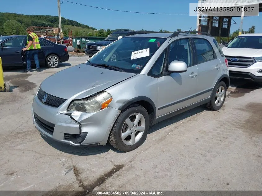 2008 Suzuki Sx4 Convenience Regional Edition/Regional Edition/Touring 2 Regional Edition VIN: JS2YA413585100857 Lot: 40254502