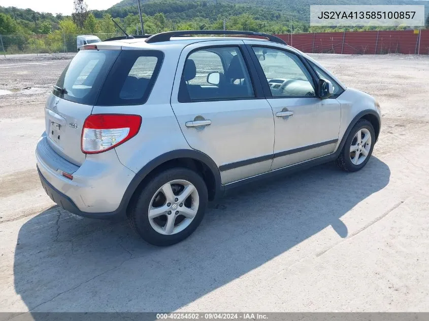 2008 Suzuki Sx4 Convenience Regional Edition/Regional Edition/Touring 2 Regional Edition VIN: JS2YA413585100857 Lot: 40254502