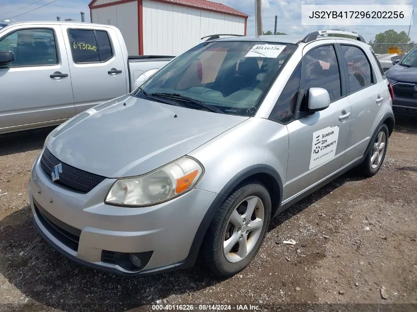 2009 Suzuki Sx4 Touring VIN: JS2YB417296202256 Lot: 40116226