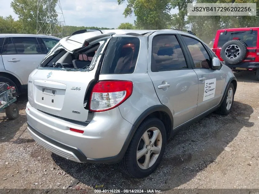 JS2YB417296202256 2009 Suzuki Sx4 Touring