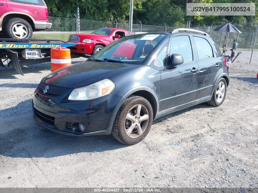 2009 Suzuki Sx4 Touring VIN: JS2YB417995100524 Lot: 40204427