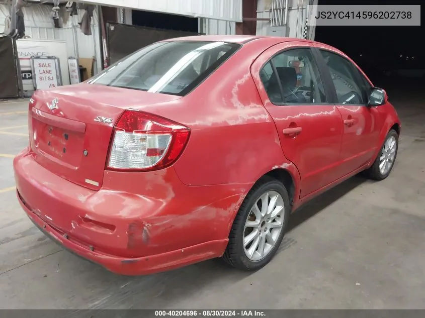 JS2YC414596202738 2009 Suzuki Sx4 Sport/Sport Technology