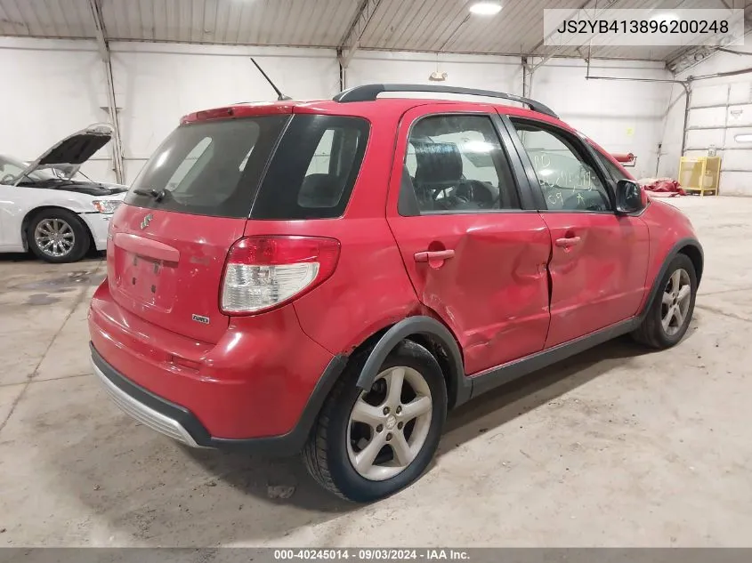 2009 Suzuki Sx4 Technology VIN: JS2YB413896200248 Lot: 40245014