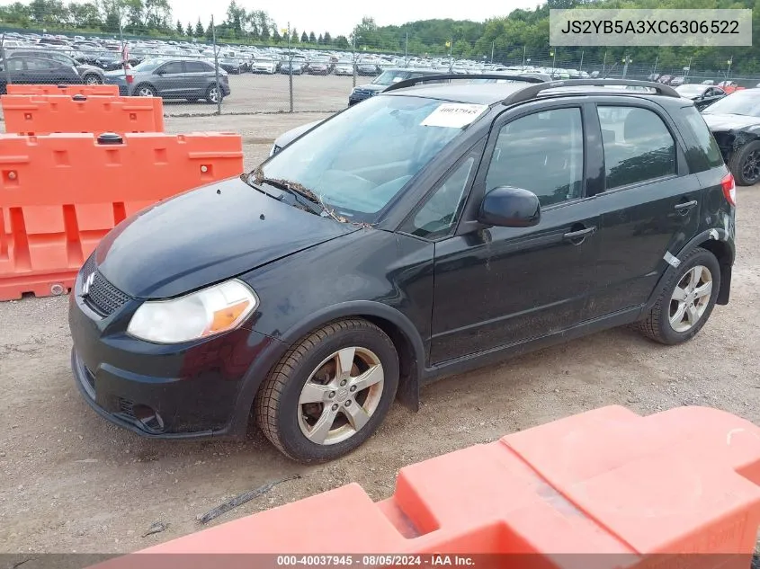 2012 Suzuki Sx4 Premium/Tech Valu Pkg (Nav) VIN: JS2YB5A3XC6306522 Lot: 40037945