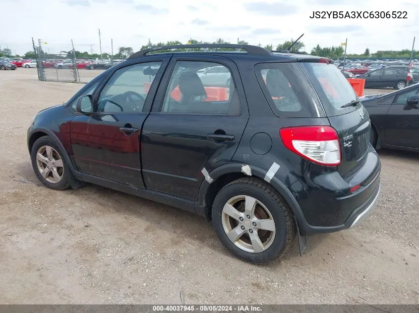 2012 Suzuki Sx4 Premium/Tech Valu Pkg (Nav) VIN: JS2YB5A3XC6306522 Lot: 40037945