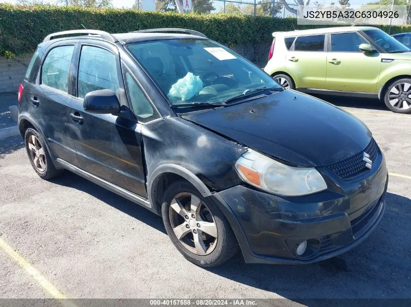 2012 Suzuki Sx4 Premium/Tech Valu Pkg (Nav) VIN: JS2YB5A32C6304926 Lot: 40157558