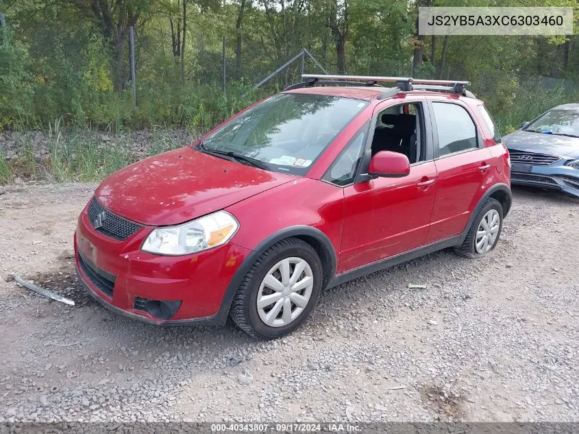 2012 Suzuki Sx4 Premium/Tech Valu Pkg (Nav) VIN: JS2YB5A3XC6303460 Lot: 40343807