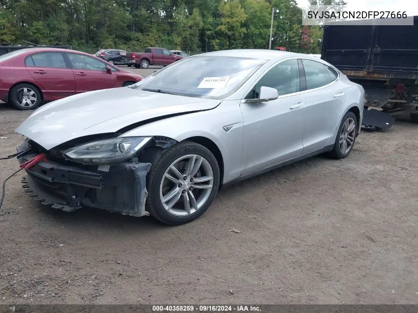 2013 Tesla Model S VIN: 5YJSA1CN2DFP27666 Lot: 40358259