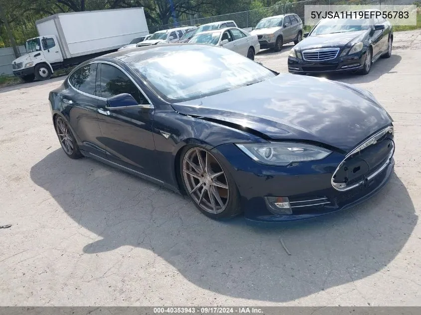 5YJSA1H19EFP56783 2014 Tesla Model S P85