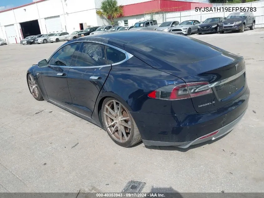 5YJSA1H19EFP56783 2014 Tesla Model S P85