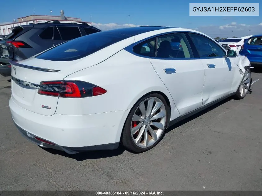 5YJSA1H2XEFP62603 2014 Tesla Model S