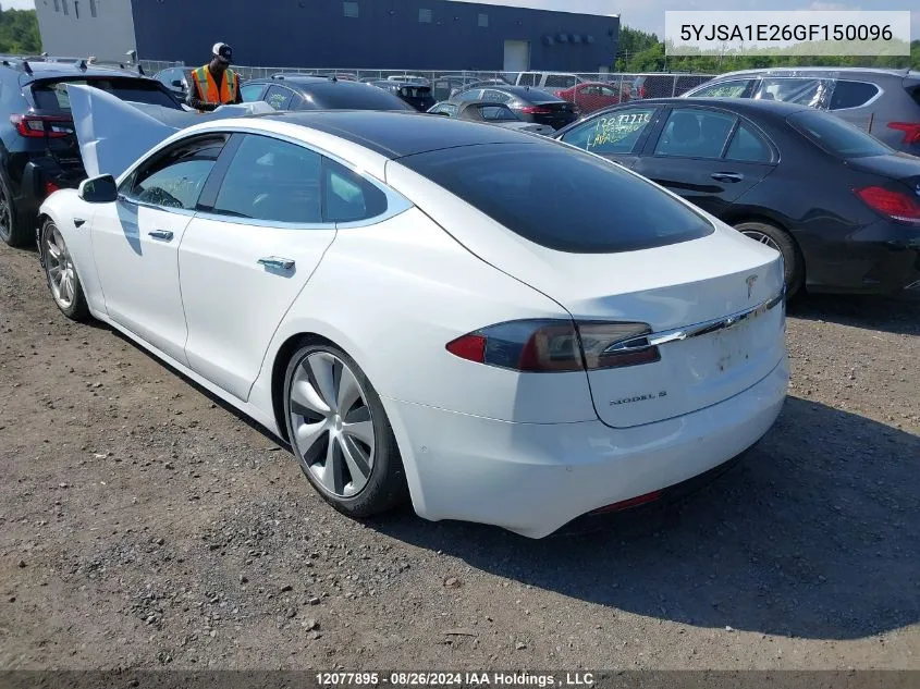 5YJSA1E26GF150096 2016 Tesla Model S