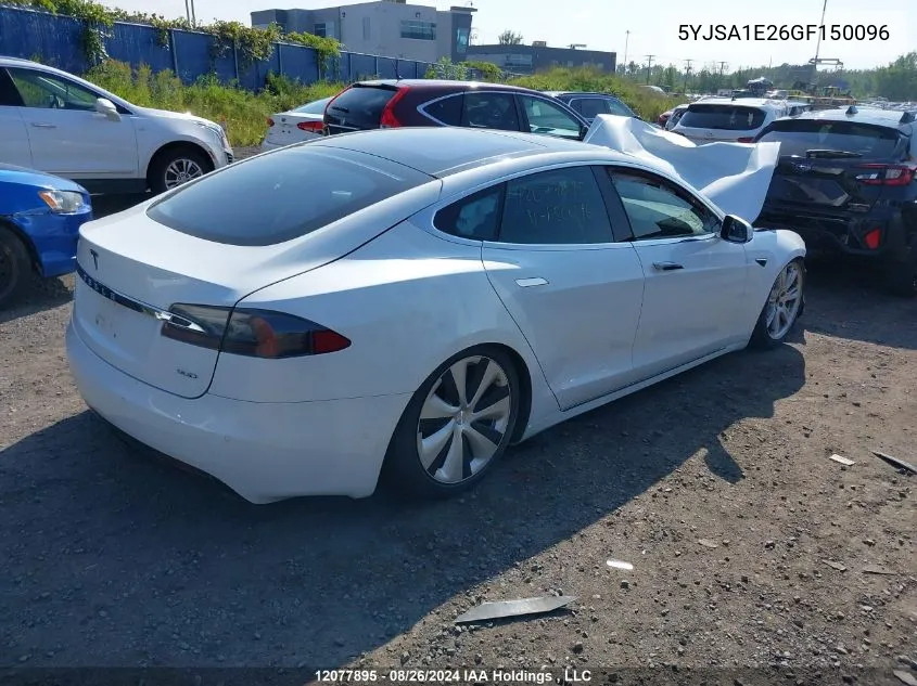 5YJSA1E26GF150096 2016 Tesla Model S