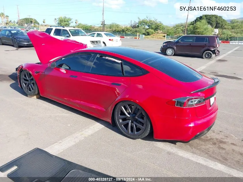 5YJSA1E61NF460253 2022 Tesla Model S