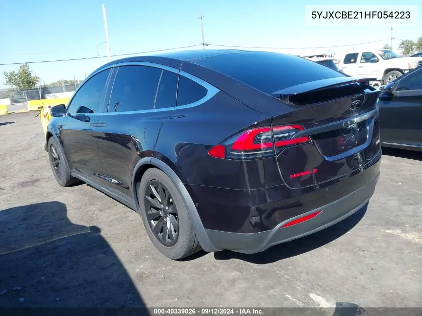 5YJXCBE21HF054223 2017 Tesla Model X 100D/75D/90D