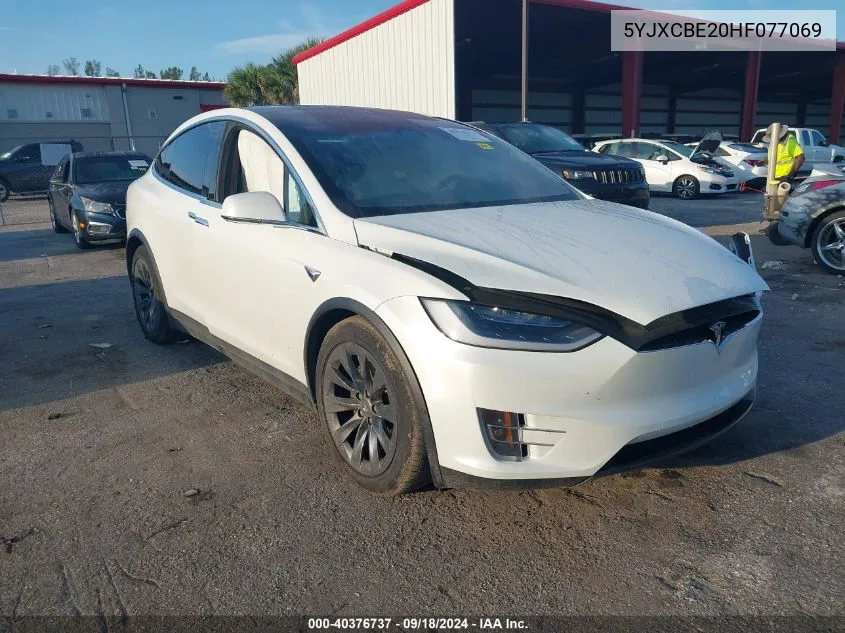 5YJXCBE20HF077069 2017 Tesla Model X