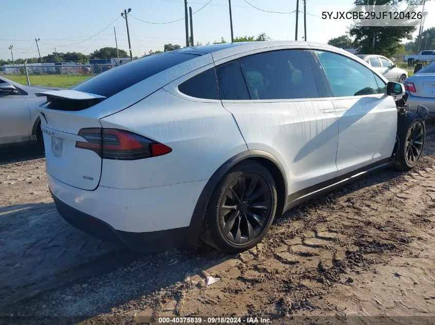 5YJXCBE29JF120426 2018 Tesla Model X