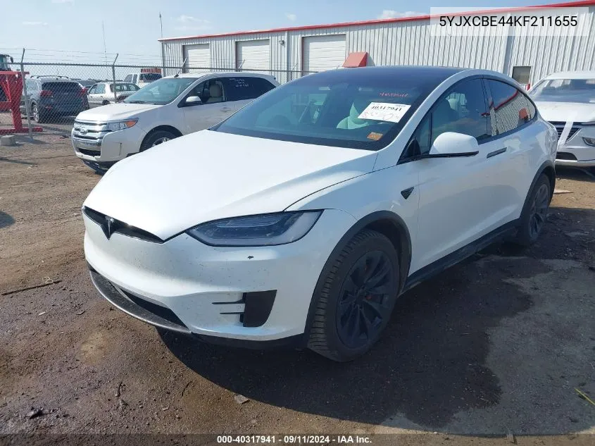 5YJXCBE44KF211655 2019 Tesla Model X P100D/Performance