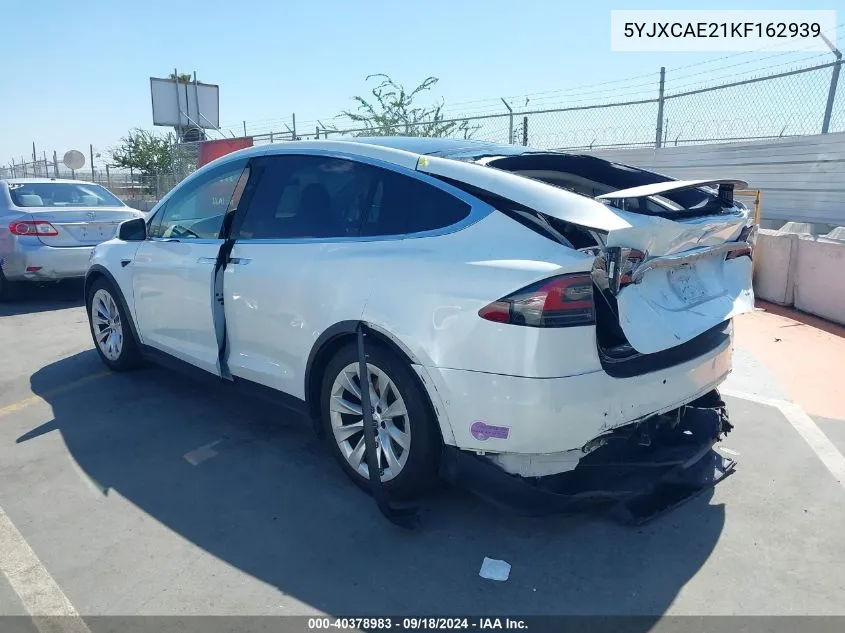 5YJXCAE21KF162939 2019 Tesla Model X 100D/75D/Long Range