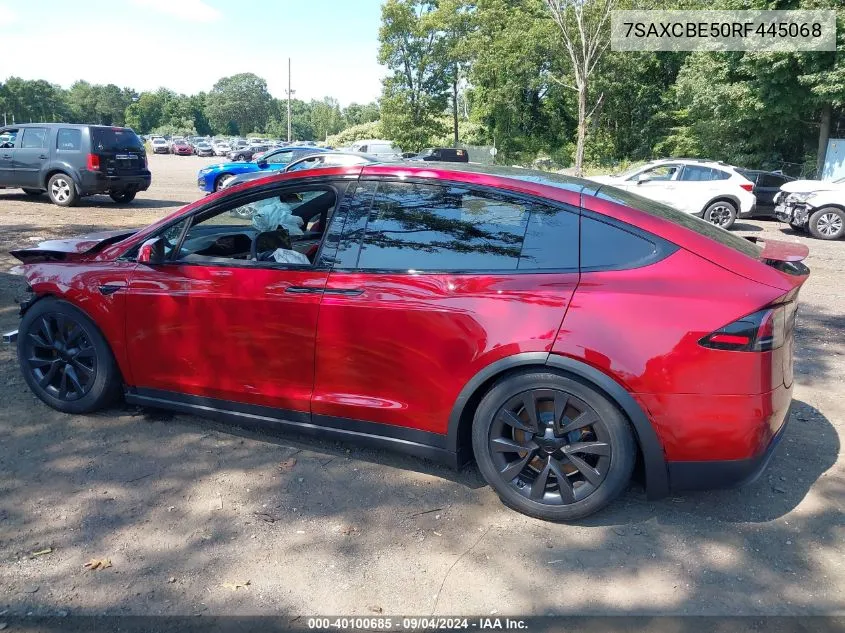 2024 Tesla Model X Long Range VIN: 7SAXCBE50RF445068 Lot: 40100685