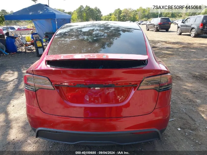 2024 Tesla Model X Long Range VIN: 7SAXCBE50RF445068 Lot: 40100685