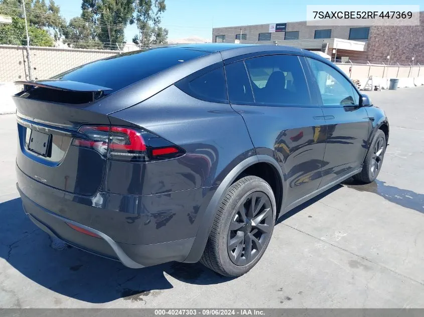 7SAXCBE52RF447369 2024 Tesla Model X