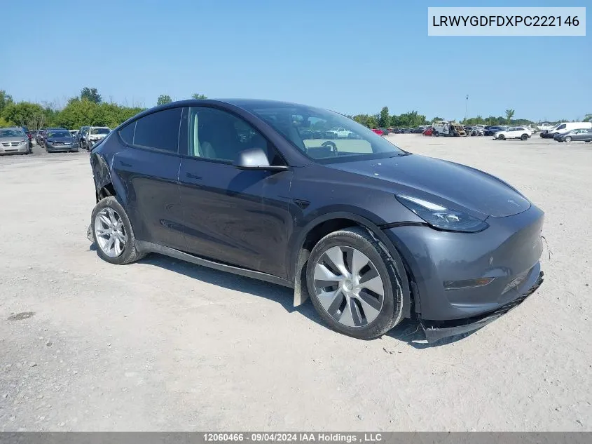 LRWYGDFDXPC222146 2023 Tesla Model Y