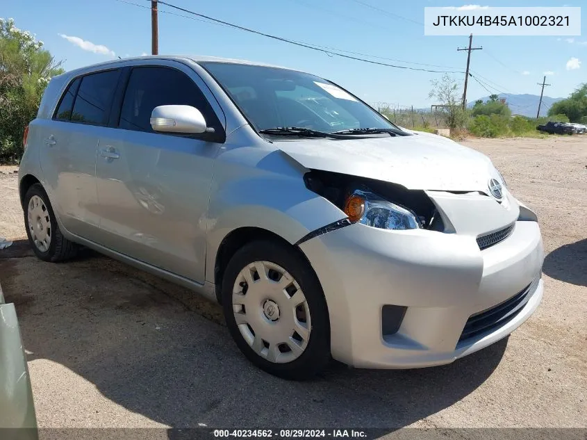 2010 Scion Xd VIN: JTKKU4B45A1002321 Lot: 40234562