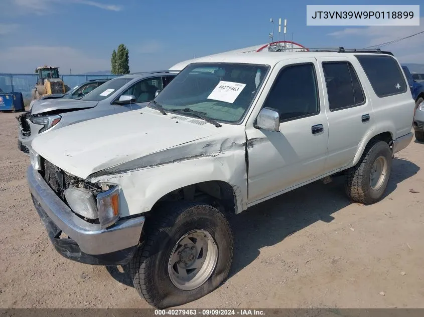 1993 Toyota 4Runner Vn39 Sr5 VIN: JT3VN39W9P0118899 Lot: 40279463