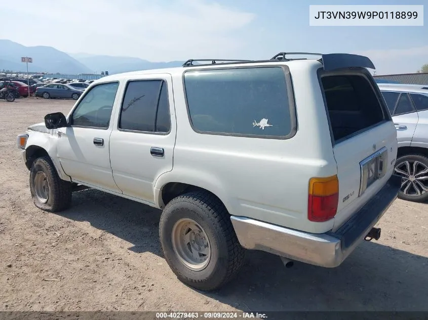 1993 Toyota 4Runner Vn39 Sr5 VIN: JT3VN39W9P0118899 Lot: 40279463