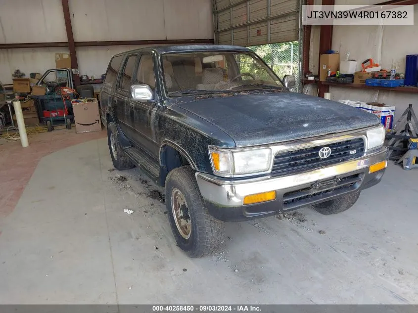 1994 Toyota 4Runner Vn39 Sr5 VIN: JT3VN39W4R0167382 Lot: 40258450