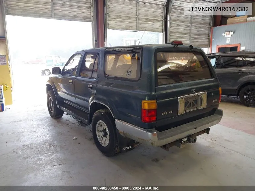 1994 Toyota 4Runner Vn39 Sr5 VIN: JT3VN39W4R0167382 Lot: 40258450