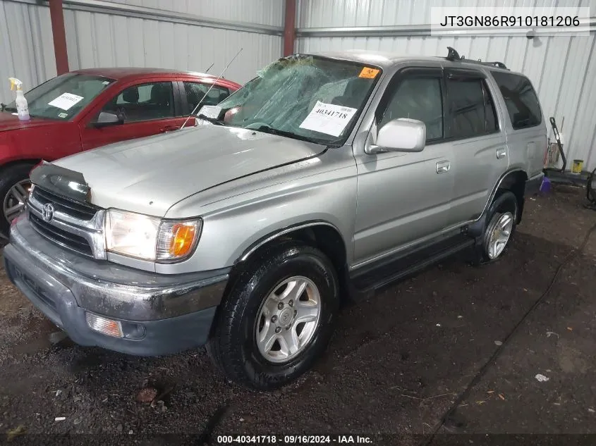 JT3GN86R910181206 2001 Toyota 4Runner Sr5 V6