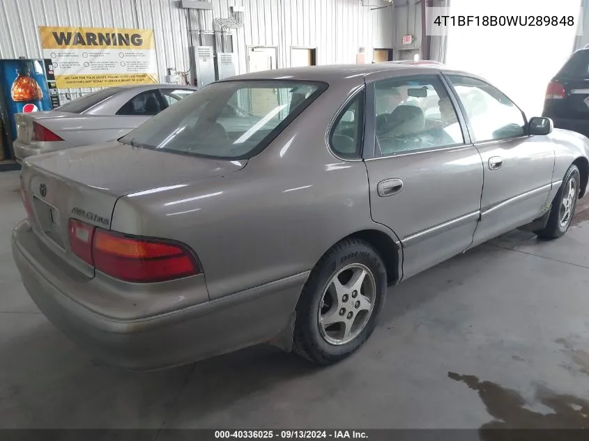 4T1BF18B0WU289848 1998 Toyota Avalon Xl/Xls