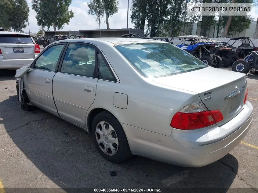 2003 Toyota Avalon Xl VIN: 4T1BF28B83U268165 Lot: 40356848