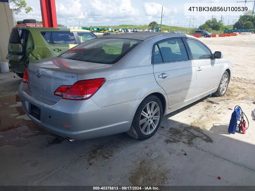 2006 Toyota Avalon Limited VIN: 4T1BK36B56U100539 Lot: 40376613