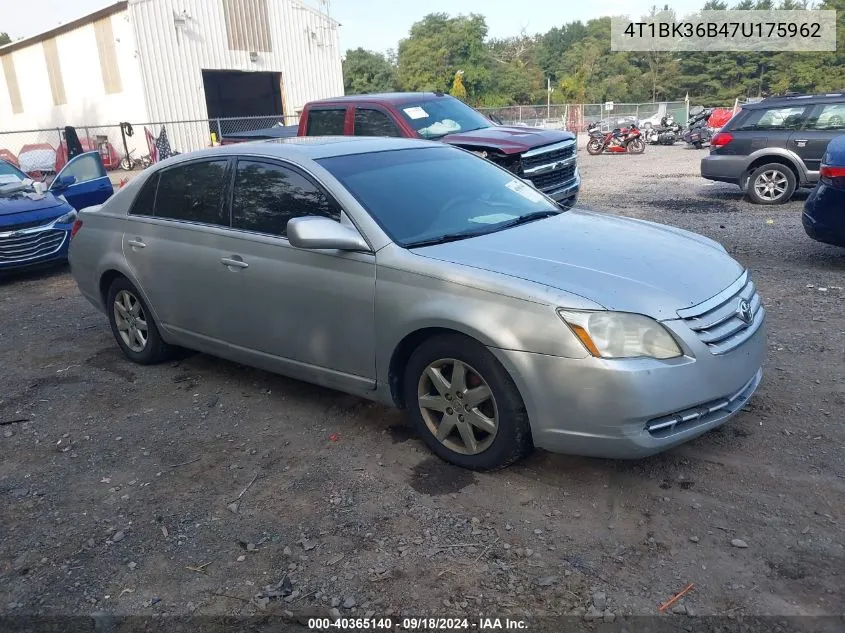 4T1BK36B47U175962 2007 Toyota Avalon Xl/Xls/Touring/Limited