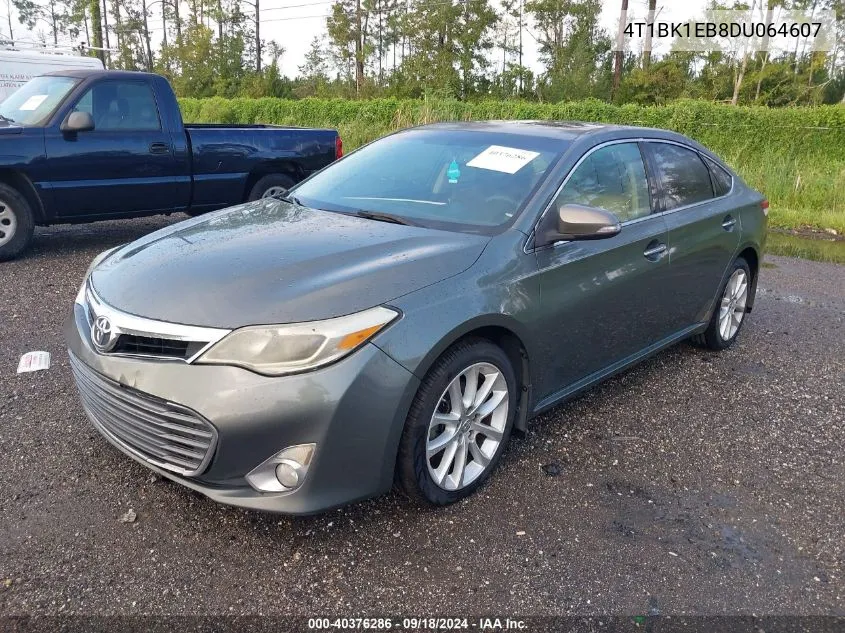 4T1BK1EB8DU064607 2013 Toyota Avalon Xle Touring