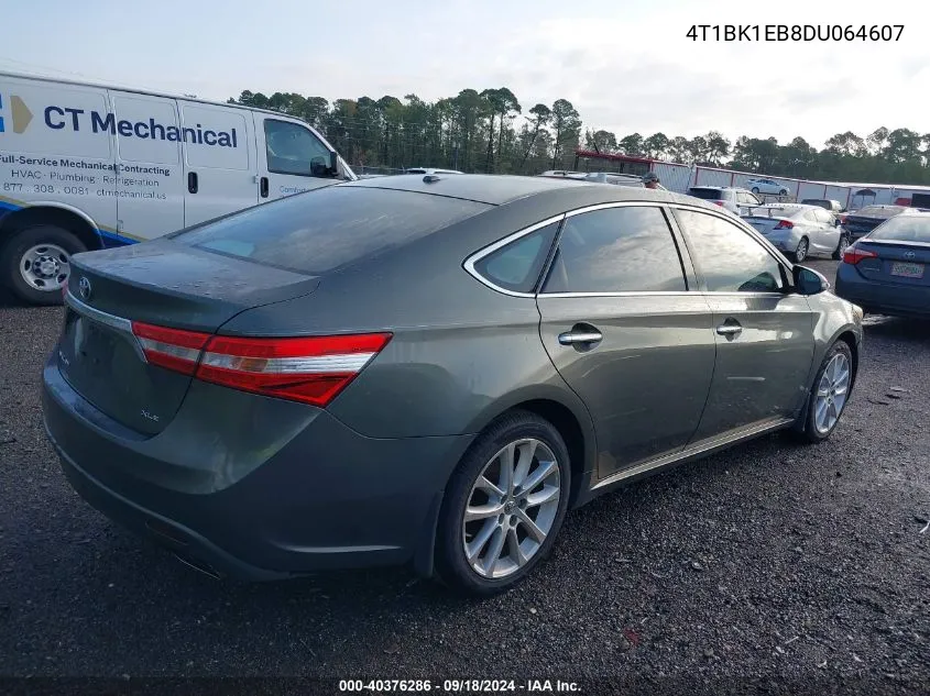 2013 Toyota Avalon Xle Touring VIN: 4T1BK1EB8DU064607 Lot: 40376286