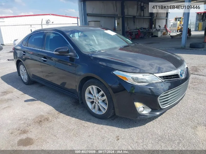 2014 Toyota Avalon Xle VIN: 4T1BK1EB4EU109446 Lot: 40370009